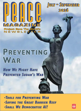 Cover of Peace Magazine