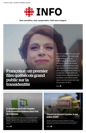 Cover of Radio-Canada Info