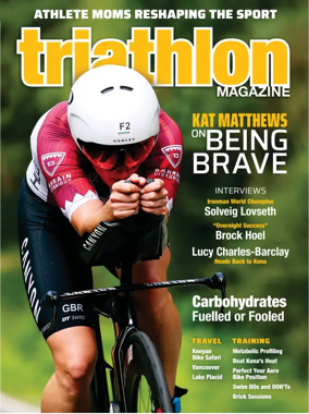 Cover of Triathlon Magazine Canada