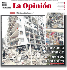 Cover of La Opinion