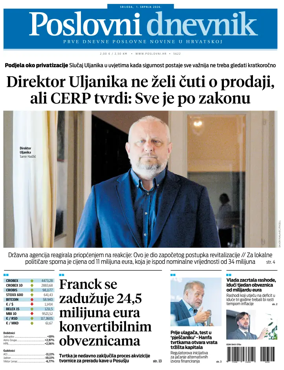 Cover of Poslovni Dnevnik