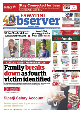 Cover of Eswatini Observer