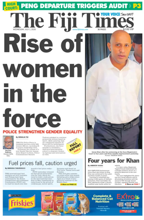 Cover of The Fiji Times