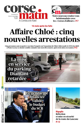 Cover of Corse Matin