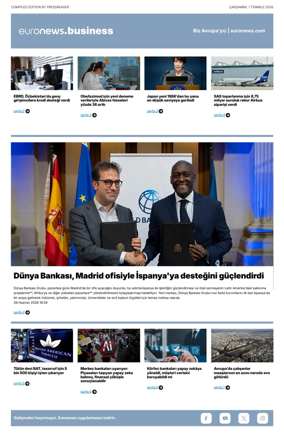 Cover of Euronews Business (Turkish) Compiled Editions