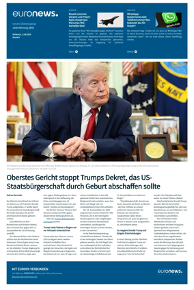 Cover of Euronews (German Edition)