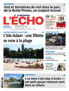 Cover of L'Echo le Regional