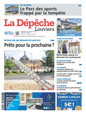 Cover of La Depeche Louviers