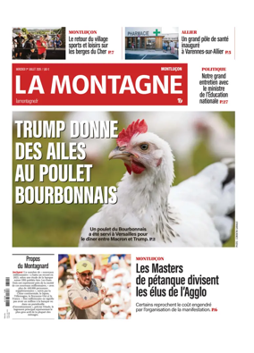 Cover of La Montagne (Montlucon)