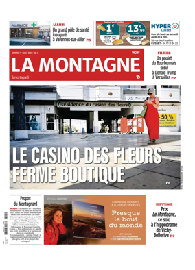 Cover of La Montagne (Vichy)