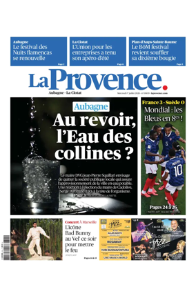 Cover of La Provence Aubagne-La Ciotat