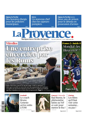 Cover of La Provence Martigues-Istres-Vitrolles-Marignane