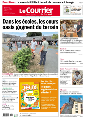 Cover of Le Courrier de l’Ouest (Deux-Sevres)