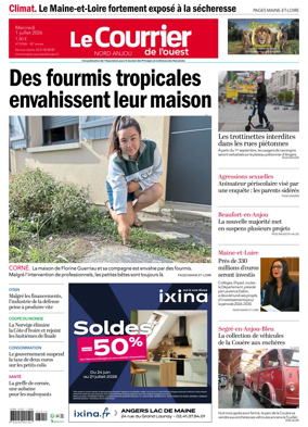Cover of Le Courrier de l’Ouest (Nord Anjou)