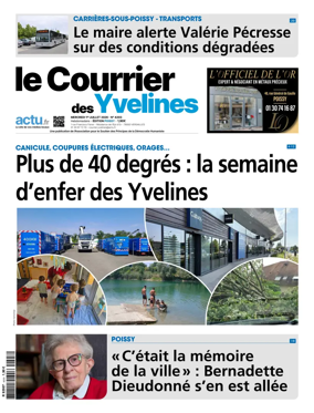 Cover of Le Courrier des Yvelines (Poissy)