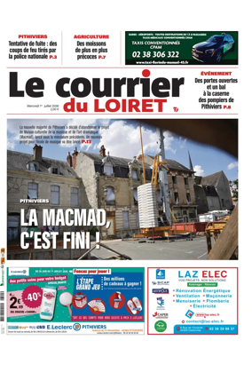 Cover of Le Courrier du Loiret
