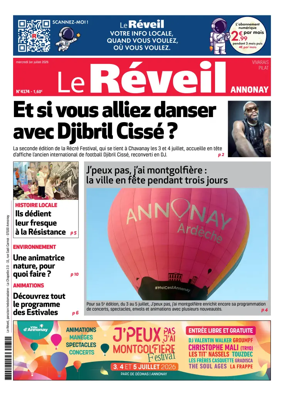 Cover of Le Reveil du Vivarais – edition Annonay