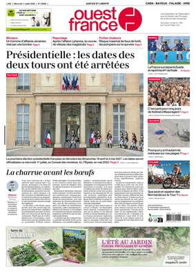 Cover of Ouest France (Caen - Bayeux - Falaise - Vire)