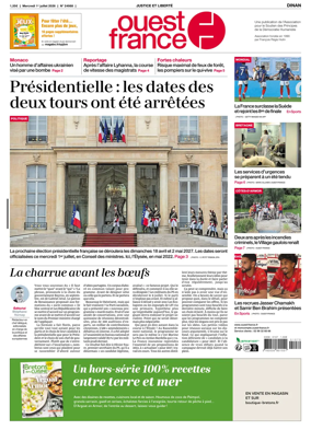 Cover of Ouest France (Dinan)