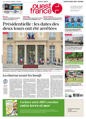 Cover of Ouest France (Nantes Nord-Loire - Ancenis)