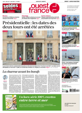 Cover of Ouest France (Nord-Finistere)
