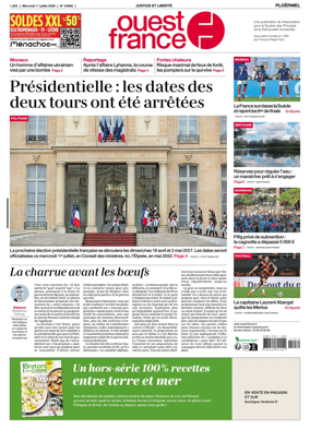 Cover of Ouest France (Ploermel)