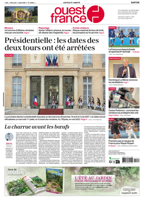 Cover of Ouest France (Sarthe)