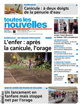 Cover of Toutes les Nouvelles (Rambouillet / Chevreuse)