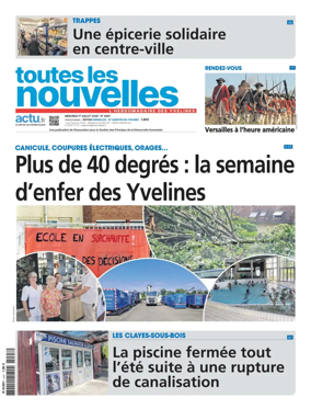 Cover of Toutes les Nouvelles (Versailles / Saint-Quentin-en-Yvelines)