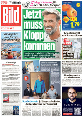 Cover of BILD Stuttgart
