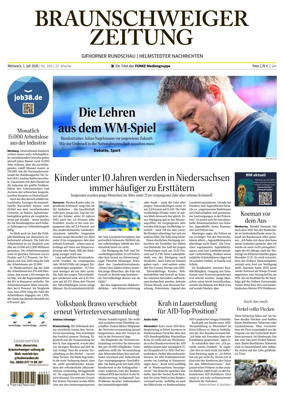 Cover of Braunschweiger Zeitung (Gifhorn)