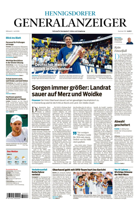 Cover of Hennigsdorfer Generalanzeiger