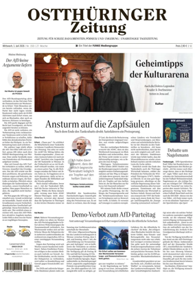 Cover of Ostthuringer Zeitung (Schleiz)