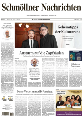 Cover of Ostthuringer Zeitung (Schmolln)