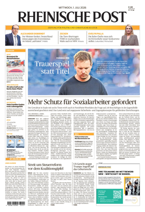Cover of Rheinische Post Duisburg