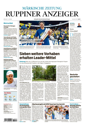 Cover of Ruppiner Anzeiger