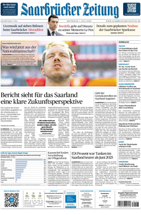 Cover of Saarbruecker Zeitung