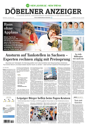 Cover of Sachsische Zeitung (Dobeln)