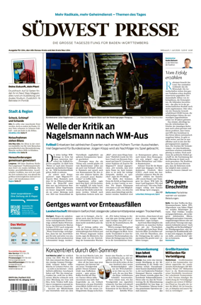 Cover of Sudwest Presse