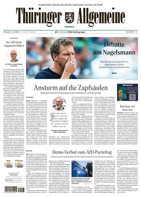 Cover of Thuringer Allgemeine (Eichsfeld)
