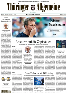 Cover of Thuringer Allgemeine (Sommerda)