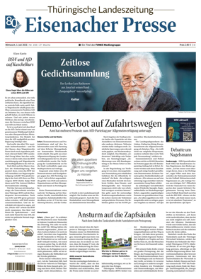 Cover of Thuringische Landeszeitung (Eisenach)