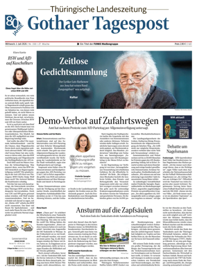 Cover of Thuringische Landeszeitung (Gotha)
