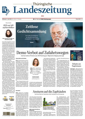 Cover of Thuringische Landeszeitung (Jena)