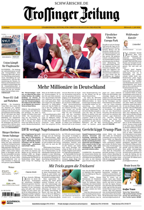 Cover of Trossinger Zeitung