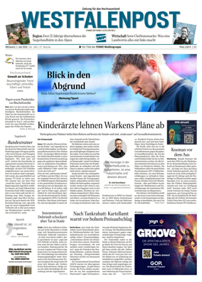 Cover of Westfalenpost (Brilon)