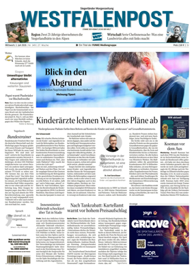Cover of Westfalenpost (Siegen)
