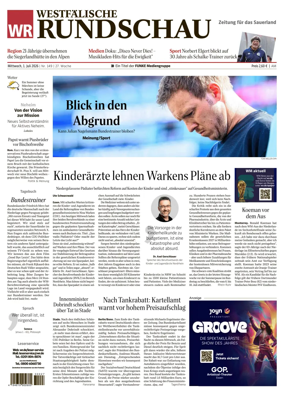 Cover of Westfalische Rundschau (Arnsberg)