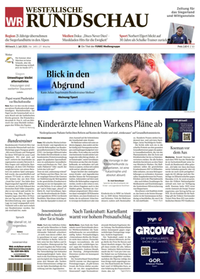 Cover of Westfalische Rundschau (Siegen)