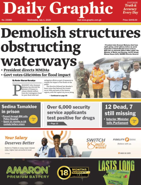 Cover of Daily Graphic